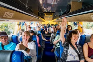 people in bus
