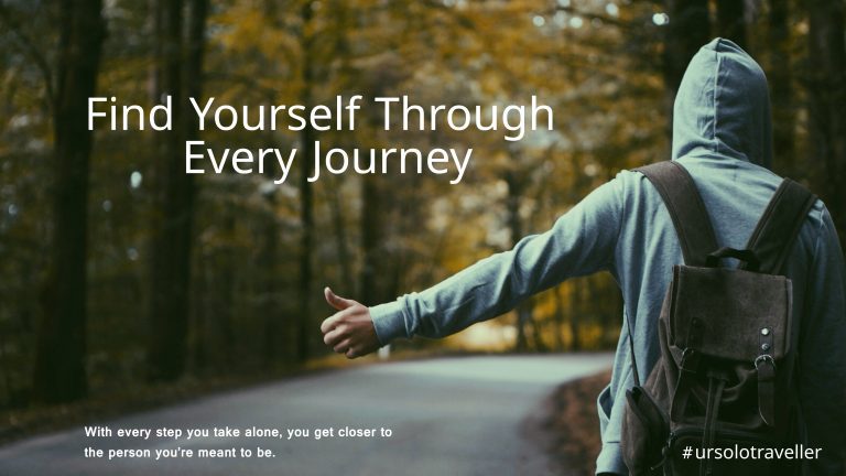 Cover image: Find yourself through every journey